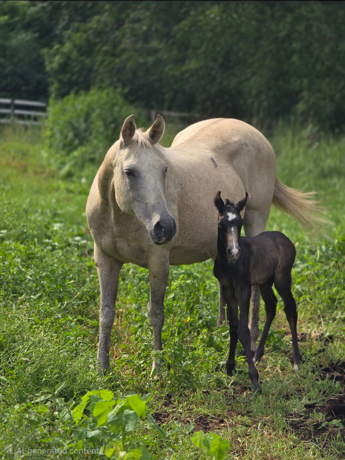 Rescue horse waiting for adoption